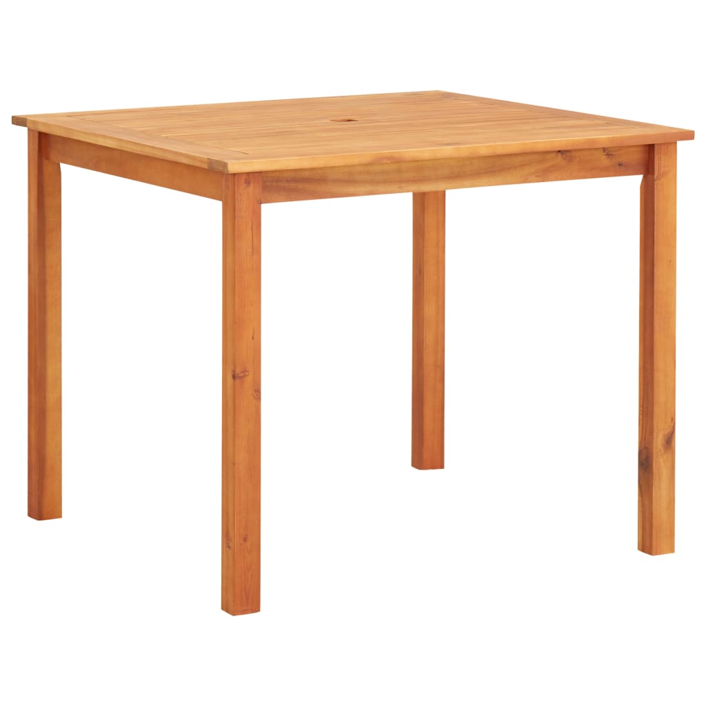 havebord 88 x 88 x 74 cm massivt akacietræ billede