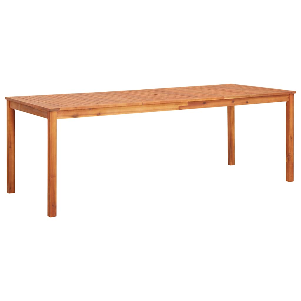 havebord 215 x 90 x 74 cm massivt akacietræ billede