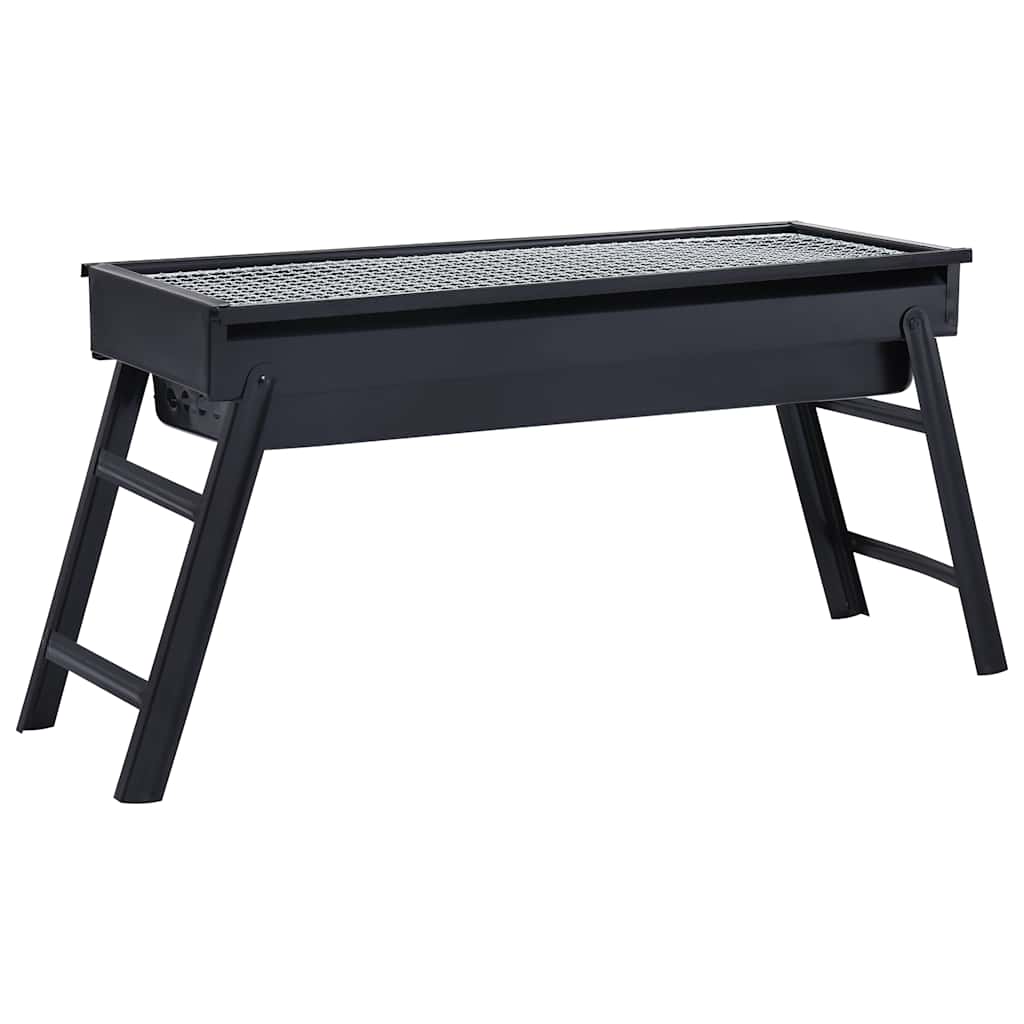 bærbar campinggrill 60x22,5x33 cm billede