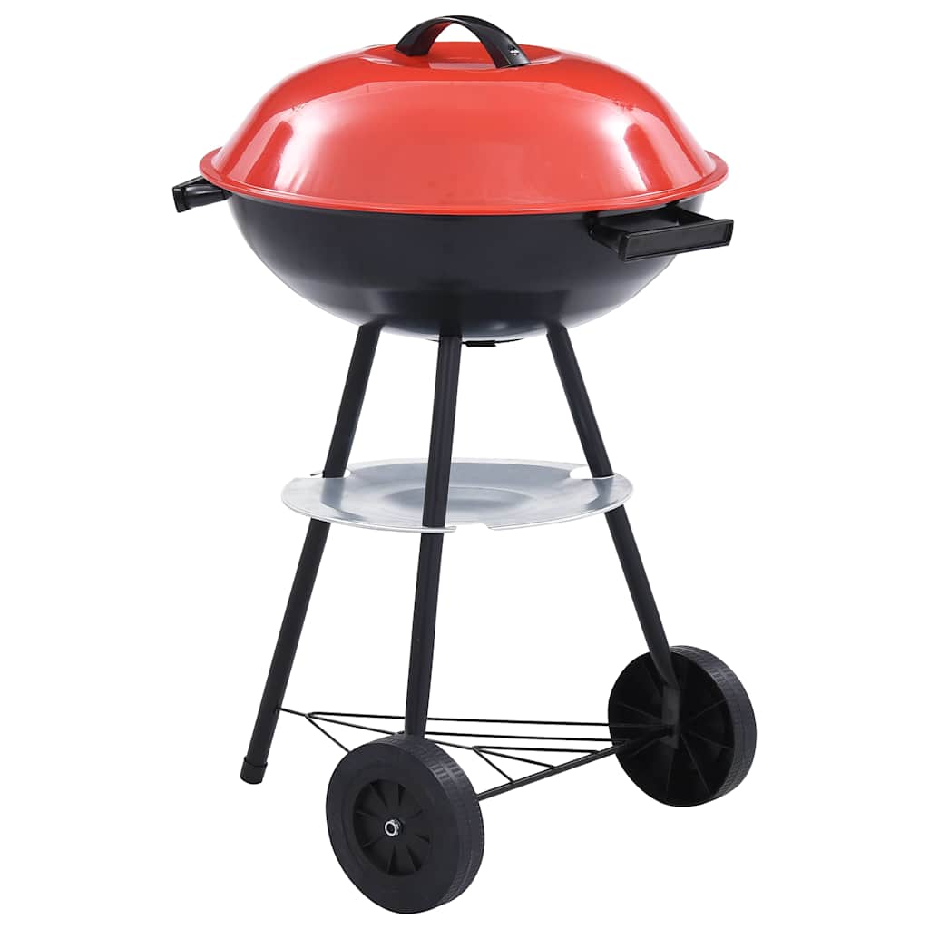kulgrill med hjul str. XXL transportabel 44 cm billede