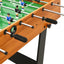 foldbart bordfodboldbord 121 x 61 x 80 cm lysebrun