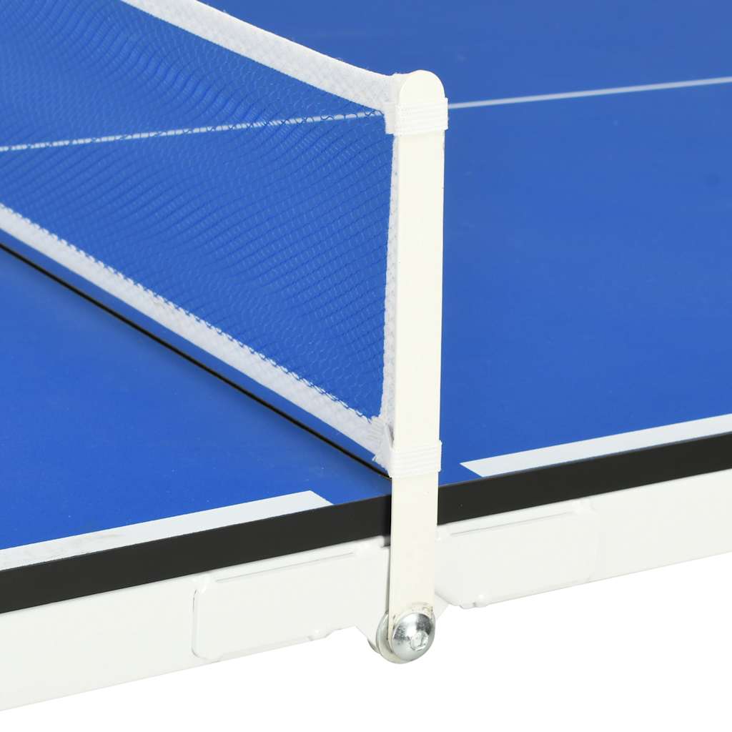 1,5 meter bordtennisbord med net 152 x 76 x 66 cm blå