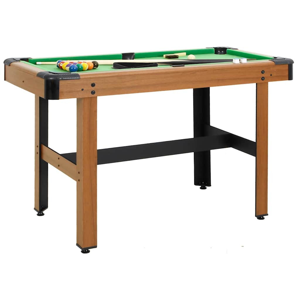 billardbord 122 x 61 x 76 cm brun billede