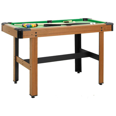 billardbord 122 x 61 x 76 cm brun