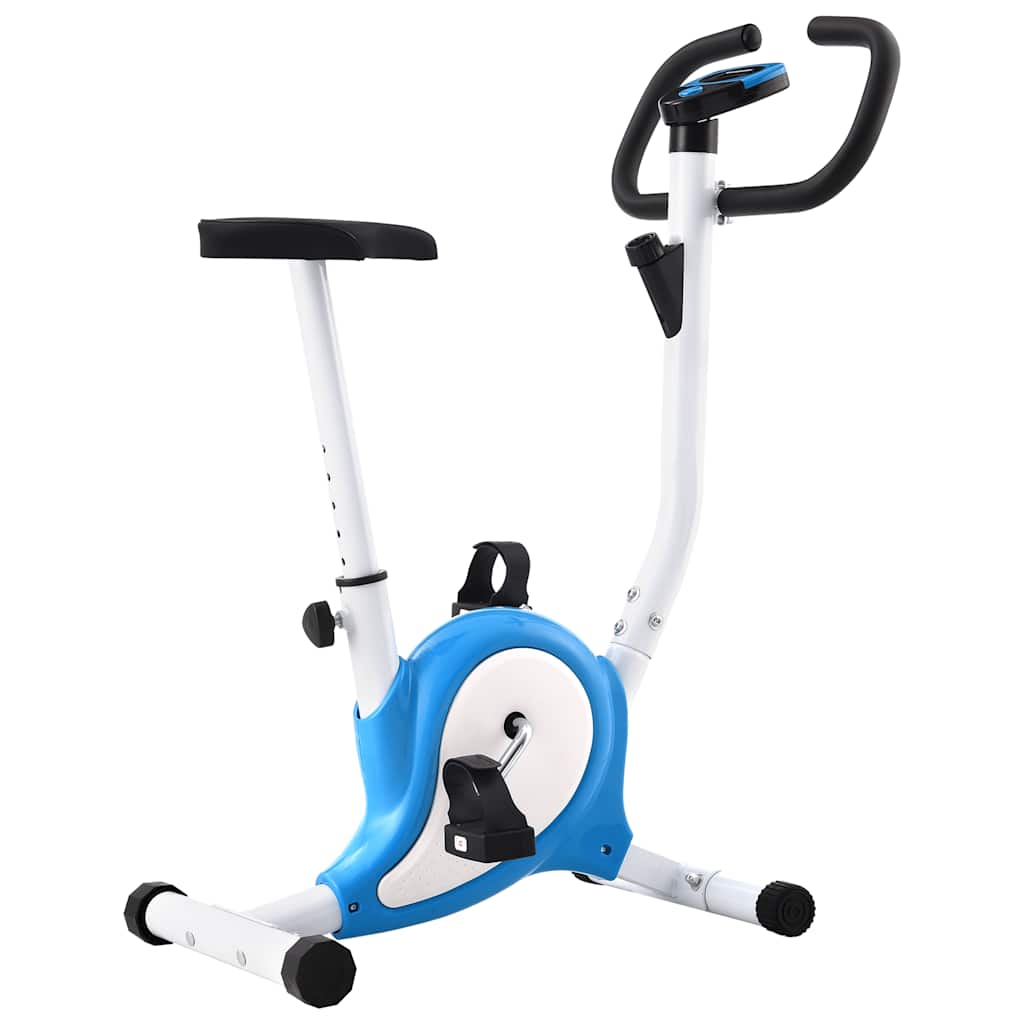motionscykel med bæltemodstand blå billede