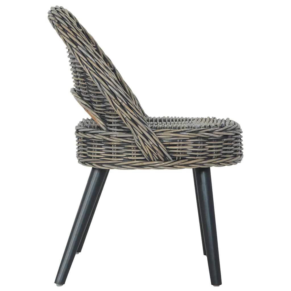 lænestol kubu-rattan sort