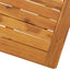 foldbart havebord 70 x 70 x 75 cm massivt akacietræ