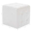 puf 2 stk. 30 x 30 x 30 cm kunstlæder hvid