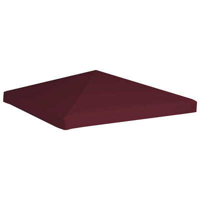 pavillontopdække 310 g/m² 3 x 3 m bordeauxfarvet