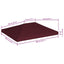 pavillontopdække 310 g/m² 3 x 4 m bordeauxfarvet