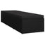 Havens solsenge med pude 3 pcs Sort Poly rattan
