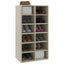 skoreol 54x34x100,5 cm konstrueret træ sonoma-eg