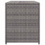 opbevaringskasse til haven 120x50x60 cm polyrattan grå