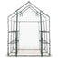 drivhus med 8 hylder 143 x 143 x 195 cm