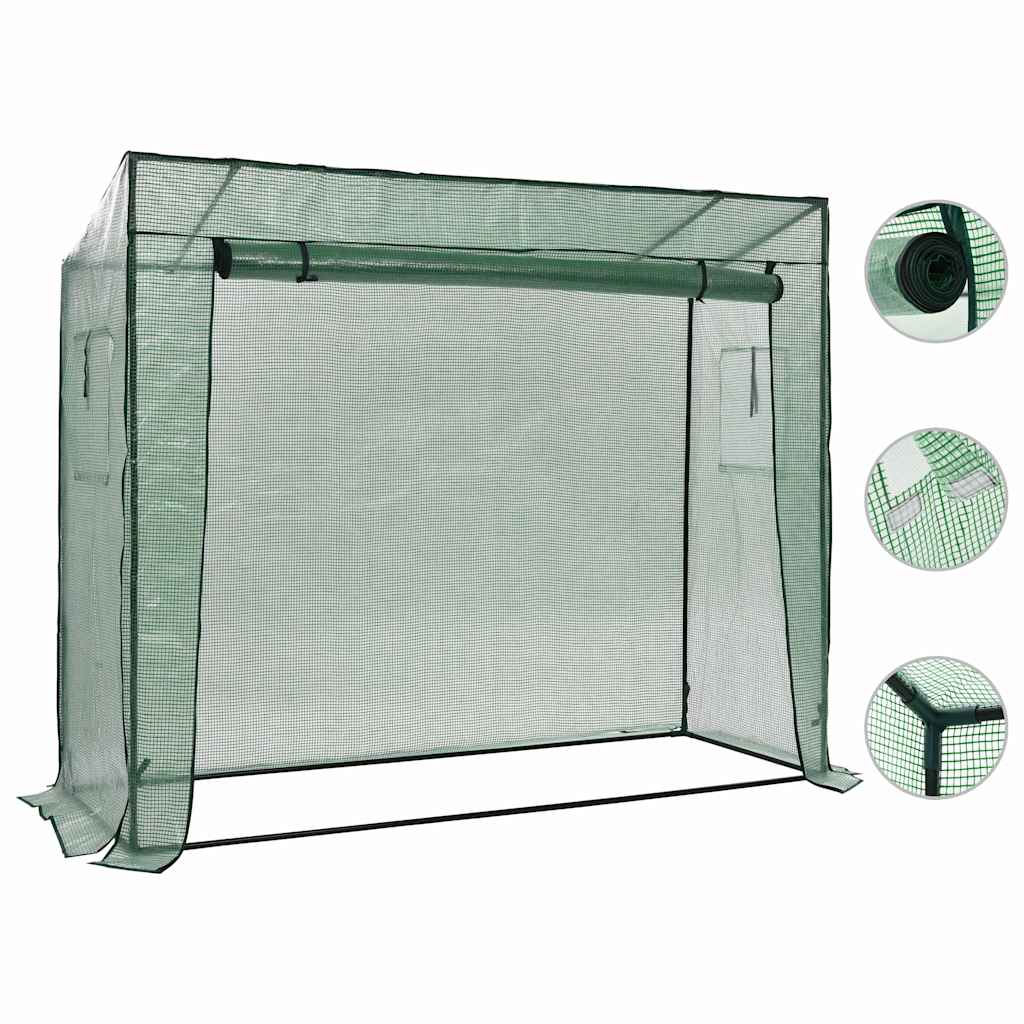drivhus 200 x 80 x 173 cm billede