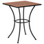 bistrobord med mosaikdesign 60 cm keramisk teracotta