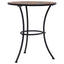 bistrobord med mosaikdesign keramisk 60 cm orange/grå