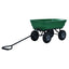 vippelig havevogn 300 kg 75 l grøn