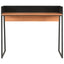 skrivebord 90x60x88 cm sort og brun