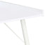 skrivebord 90x50x79 cm hvid
