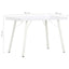 skrivebord 90x50x79 cm hvid