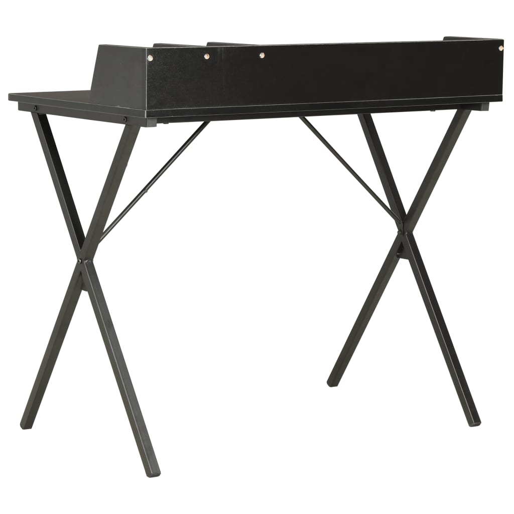 skrivebord 80 x 50 x 84 cm sort