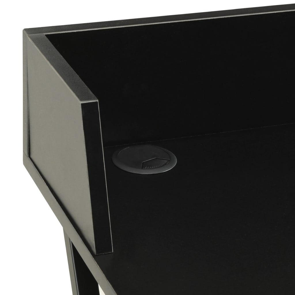 skrivebord 80 x 50 x 84 cm sort