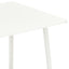 skrivebord med reol 102x50x117 cm hvid