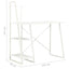 skrivebord med reol 102x50x117 cm hvid