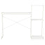 skrivebord med hylde 116x50x93 cm hvid