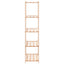 reol i 5 niveauer 80 x 38 x 170 cm massivt fyrretræ 250 kg