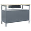 arbejdsbord 120x60x85 cm stål sort
