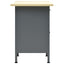 arbejdsbord 120x60x85 cm stål sort