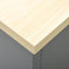 arbejdsbord 120x60x85 cm stål sort