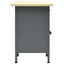 arbejdsbord 120x60x85 cm stål sort