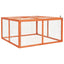 kaninbur 124x120x60 cm massivt fyrretræ