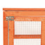 kaninbur 183x90x46,5 cm massivt fyrretræ