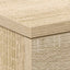 sengeborde 2 stk. 38x35x56 cm konstrueret træ sonoma-eg