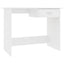 skrivebord 100x50x76 cm konstrueret træ hvid