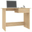 skrivebord 100x50x76 cm konstrueret træ sonoma-eg