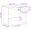skrivebord 100x50x76 cm konstrueret træ sonoma-eg