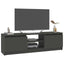 tv-skab 120x30x35,5 cm konstrueret træ grå