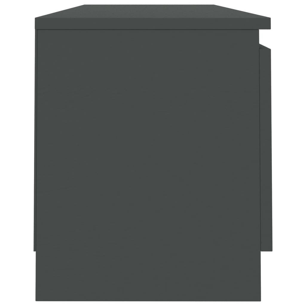 tv-skab 120x30x35,5 cm konstrueret træ grå