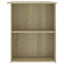 skrivebord 110x60x73 cm konstrueret træ sonoma-eg