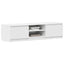tv-bord 140x40x35,5 cm konstrueret træ hvid