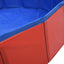 foldbart hundebassin 80 x 20 cm PVC rød
