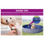 foldbart hundebassin 80 x 20 cm PVC rød