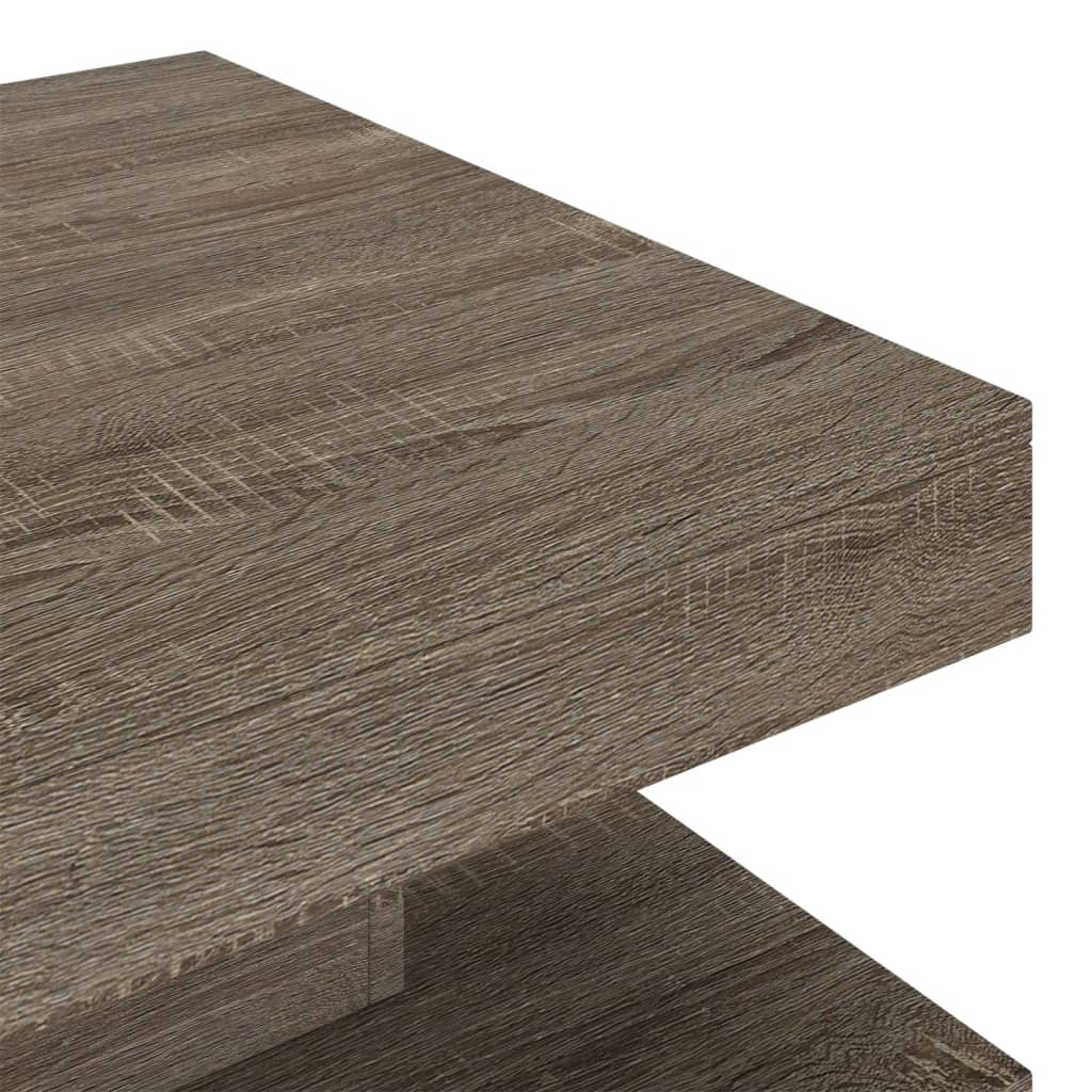 sofabord 60x60x35 cm MDF grå