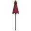 parasol 200x224 cm aluminium bordeaux