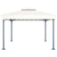 pavillon 400x300 cm aluminium cremefarvet